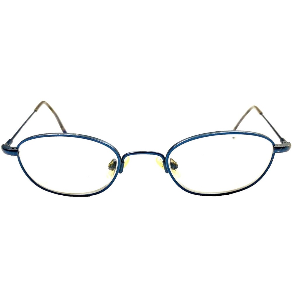 Eschenbach O!O Eyeglasses Frames TitanFlex Blue Metal Oval Small 41 - 18 - 125